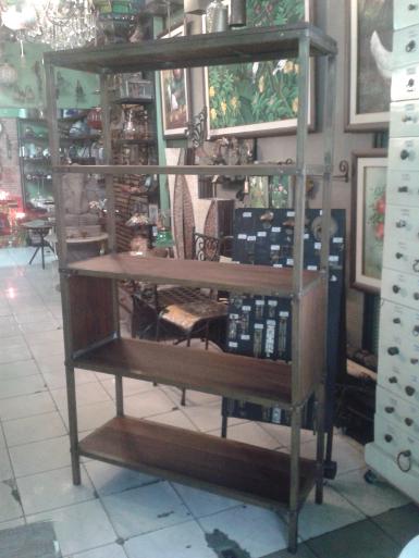  Brass Shelf Code SB001 size high 175 cm wide 100 cm.deep 40 cm.