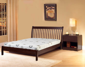 MONTANA เตียงนอนมอนทาน่า ขนาด 6 ฟุต สี Dark Brown (สินค้าพร้อมส่ง)