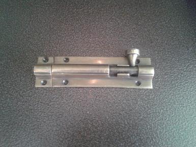 Brass door lock Item code W.030 size L:100 mm. longtotal 117 mm. wide 32 mm.