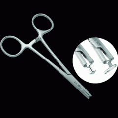 Hemostat for 4 mm disk dermal anchor / skin diver ::DAHM-4::
