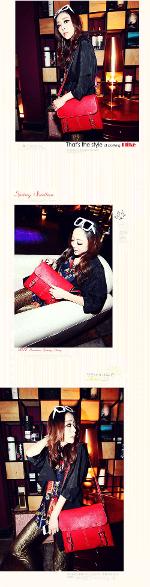 สินค้าหมดค่ะ กระเป๋าMaomao รุ่น m06-110  สีแดง สามารถในเอกสารได้ สามารถถือ คล้องแขน และมีสายสะพาย