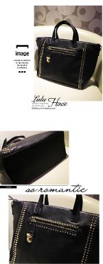 หมดค่ะ กระเป๋าLuluhouse รุ่น L108-03Brbl กระเป๋าสวยเกาหลี ของแท้100% 