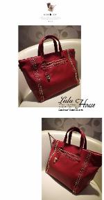 หมดค่ะ กระเป๋าLuluhouse รุ่น L108-03Rbbl กระเป๋าแฟชั่นเกาหลี ของแท้100%