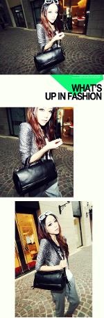 หมดค่ะ กระเป๋าเก๋สไตล์เกาหลี Maomao รุ่นM02-122 ดีไซน์เก๋ค่ะ หูกระเป๋า 2 เส้น สายสะพาย 2 เส้นเก๋มากๆ