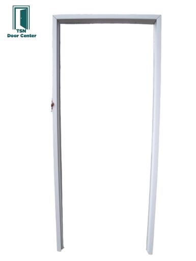 วงกบupvc สีขาวสำหรับประตูขนาด 80x200ซม. พร้อมอุปกรณ์ยึดกับปูน สำหรับใช้ภายนอกและภายใน