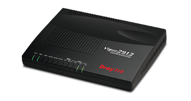 Draytek Vigor2912 Router Load Balance, 1 WAN 10/100, 1 WAN/LAN 10/100, 3 Lan 10/100, 1USB
