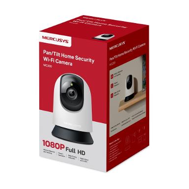 IP-CAMERA (ไอพีคาเมร่า) MERCUSYS MC200 Pan/Tilt 360&ordm; Home Security Wi-Fi Camera