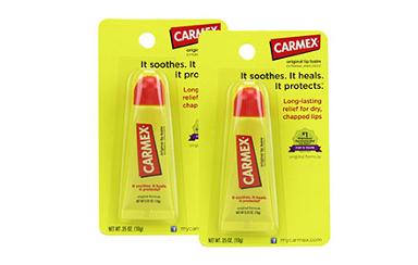 แพ็คคู่!! ลิปมัน Carmex Lip Balm SPF15 Original ลิปบาล์มชื่อดังจากอเมริกา เป็นแบบชนิดหลอด 