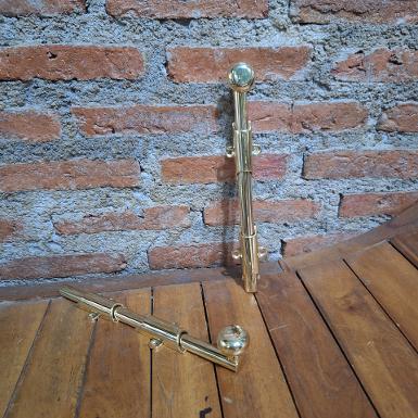 Brass door lock Item Code WMR8 size Long 8'' handle 25 mm.stick 12 mm.Thickness 7 mm.