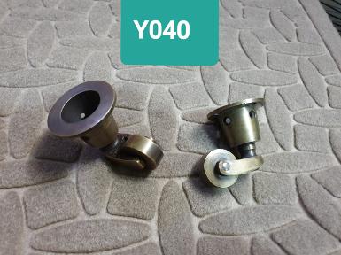 Brass wheel Item code Y040 size wide 42 mm.high 52 mm.cup high 26 mm.hole24mm.