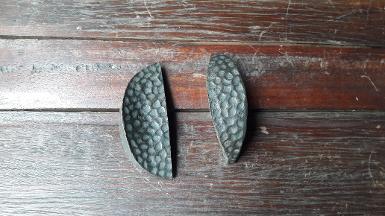 Brass handle item Code N138 forg size long 80 mm. Deep 30 mm.wide 24 mm.