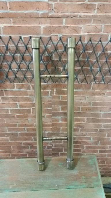 Brass Door handle use fitting mirror price/set door Item code AC.037E size long 50 cm price per set