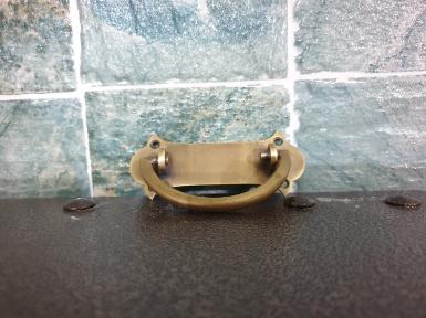 Brass pull handle Item Code A.204A size 90 mm.wide 37 mm.